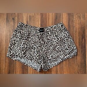 Joyspun Leopard Print Women's Pajama Shorts